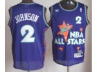nba 95 all star #2 johnson purple