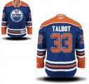Mens Edmonton Oilers #33 Cam Talbot Royal Blue Home NHL Jersey