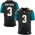 Mens Nike Jacksonville Jaguars #3 Brad Nortman Elite Black Alternate NFL Jersey