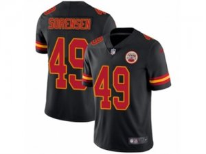 Nike Kansas City Chiefs #49 Daniel Sorensen Limited Black Rush NFL Jersey