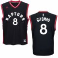 Mens Adidas Toronto Raptors #8 Bismack Biyombo Swingman Black Alternate NBA Jersey