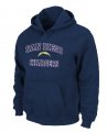 San Diego Charger Heart & Soul Pullover Hoodie D.Blue