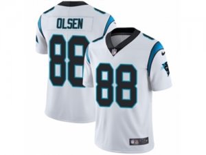 Mens Nike Carolina Panthers #88 Greg Olsen Vapor Untouchable Limited White NFL Jersey