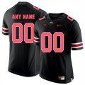 Ohio State Buckeyes Blackout Mens Customized College Football Jersey