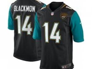 Nike NFL Jacksonville Jaguars #14 Justin Blackmon Black Alternate Jerseys(Game)