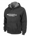 Seattle Seahawks Authentic font Pullover Hoodie D.Grey