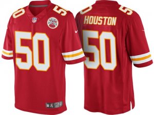 Men Kansas City Chiefs #50 Justin Houston Red Color Rush Limited Jersey