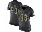 Women Nike Tennessee Titans #93 Kevin Dodd Limited Black 2016 Salute to Service NFL Jersey