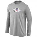 Nike NFL 32 teams logo Collection Locker Room Long Sleeve T-Shirt L.Grey