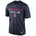 MLB Men's St. Louis Cardinals Nike Legend Issue Performance T-Shirt - Navy