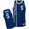 Mens Adidas Oklahoma City Thunder #5 Victor Oladipo Swingman Navy Blue Alternate NBA Jersey