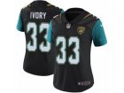 Women Nike Jacksonville Jaguars #33 Chris Ivory Vapor Untouchable Limited Black Alternate NFL Jersey