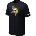 Minnesota Vikings Sideline Legend Authentic Logo T-Shirt Black
