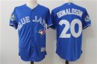 Blue Jays #20 Josh Donaldson Blue 2017 Spring Training Cool Base Jersey