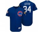 Mens Chicago Cubs #34 Jon Lester 2017 Spring Training Flex Base Authentic Collection Stitched Baseball Jersey