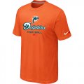 Miami Dolphins Critical Victory Orange T-Shirt