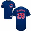 Mens Majestic Chicago Cubs #28 Kyle Hendricks Royal Blue Alternate Flexbase Authentic Collection MLB Jersey