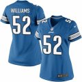 Women's Nike Detroit Lions #52 Antwione Williams Limited Light Blue Team Color NFL Jersey