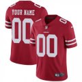 Mens Nike San Francisco 49ers Customized Red Team Color Vapor Untouchable Limited Player NFL Jersey