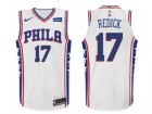 Nike NBA Philadelphia 76ers #17 J.J. Redick Jersey 2017-18 New Season White Jersey