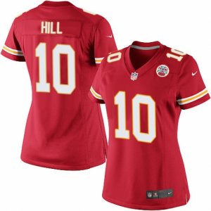 Womens Nike Kansas City Chiefs #10 Tyreek Hill Limited Red Team Color NFL Jersey