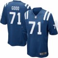 Mens Nike Indianapolis Colts #71 Denzelle Good Game Royal Blue Team Color NFL Jersey