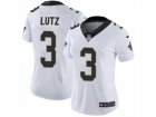 Women Nike New Orleans Saints #3 Will Lutz Vapor Untouchable Limited White NFL Jersey
