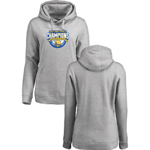 Golden State Warriors 2017 NBA Champions Gray Womens Pullover Hoodie