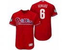Mens Philadelphia Phillies #6 Ryan Howard 2017 Spring Training Flex Base Authentic Collection Stitched Baseball Jersey