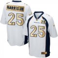 Nike Denver Broncos #25 Chris Harris Jr White Men Stitched NFL Game Super Bowl 50 Collection Jersey