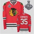 nhl jerseys chicago blackhawks #35 esposito red[2013 stanley cup]