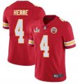 Nike Chiefs #4 Chad Henne Red 2021 Super Bowl LV Vapor Untouchable Limited