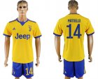 2017-18 Juventus 14 MATTIELLO Away Soccer Jersey