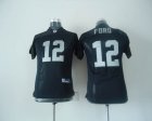 youth nfl oakland raiders #12 ford black[ford] W