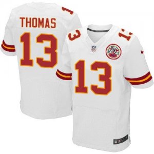 Nike Kansas City Chiefs #13 De\'Anthony Thomas white Jerseys(Elite)