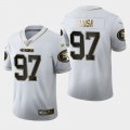 Nike 49ers #97 Nick Bosa White 100th Season Vapor Untouchable Limited Jersey