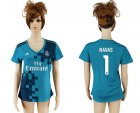 2017-18 Real Madrid 1 NAVAS Third Away Women Soccer Jersey