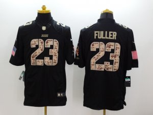 Nike Chicago Bears #23 Fuller Black Salute to Service Jerseys(Limited)
