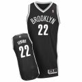Mens Adidas Brooklyn Nets #22 Caris LeVert Authentic Black Road NBA Jersey