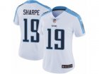 Women Nike Tennessee Titans #19 Tajae Sharpe Vapor Untouchable Limited White NFL Jersey