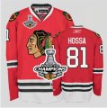 nhl jerseys chicago blackhawks #81 hossa red[2013 Stanley cup champions]