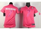 Nike Women Pittsburgh Steelers #7 Ben Roethlisberger Pink Jerseys
