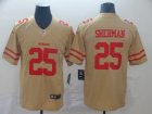 Nike 49ers #25 Richard Sherman Cream Inverted Legend Limited Jersey