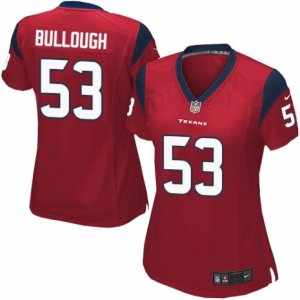 Women\'s Nike Houston Texans #53 Max Bullough Limited Red Alternate NFL Jersey