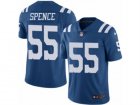 Mens Nike Indianapolis Colts #55 Sean Spence Limited Royal Blue Rush NFL Jersey
