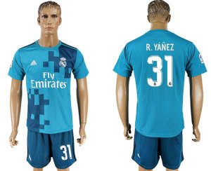 2017-18 Real Madrid 31 R.YANEZ Third Away Soccer Jersey