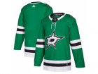 Men Adidas Dallas Stars Blank Green Home Authentic Stitched Customized Jersey
