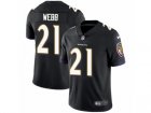 Mens Nike Baltimore Ravens #21 Lardarius Webb Vapor Untouchable Limited Black Alternate NFL Jersey
