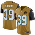 Mens Nike Jacksonville Jaguars #39 Tashaun Gipson Limited Gold Rush NFL Jersey