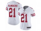 Women Nike San Francisco 49ers #21 Deion Sanders Vapor Untouchable Limited White NFL Jersey